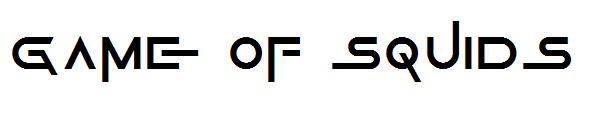 Game Of Squids字体