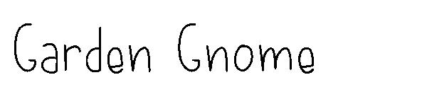 Garden Gnome字体