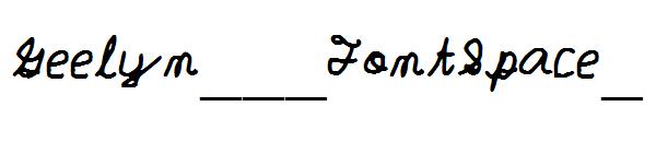 Geelyn___FontSpace_字体