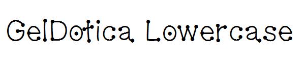 GelDotica Lowercase字体