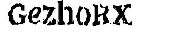 GezhoRX字体
