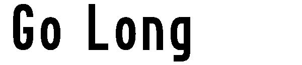 Go Long字体