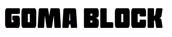 Goma Block字体