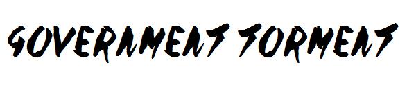 Government Torment字体