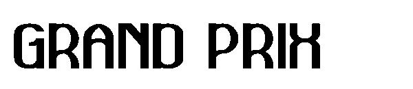 GRAND PRIX字体