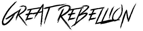 Great Rebellion字体