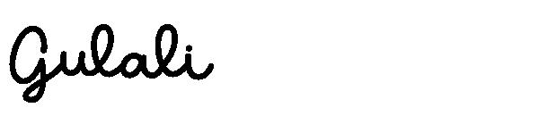 Gulali字体
