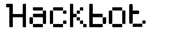 Hackbot字体