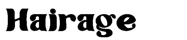 Hairage字体