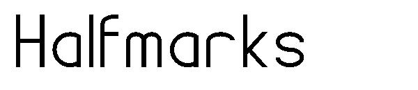 Halfmarks字体