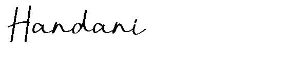 Handani字体