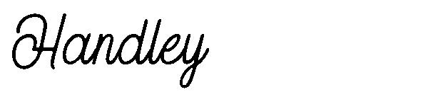 Handley字体