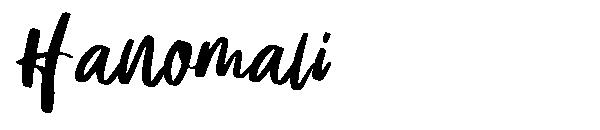 Hanomali字体