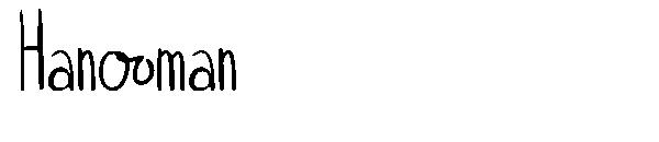 Hanooman字体