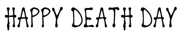 Happy Death Day字体