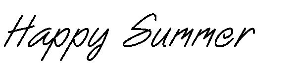 Happy Summer字体
