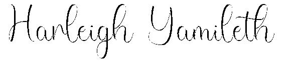 Harleigh Yamileth字体