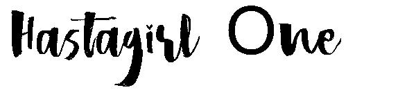 Hastagirl One字体