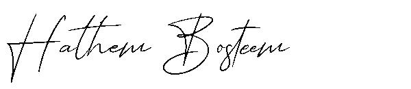 Hathem Bosteem字体