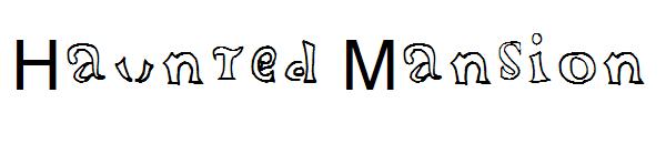 Haunted Mansion字体