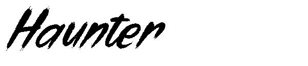 Haunter字体