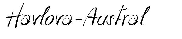 Havlova-Austral字体