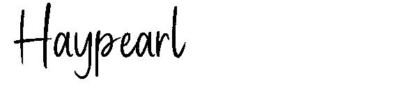 Haypearl字体