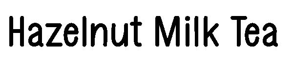 Hazelnut Milk Tea字体