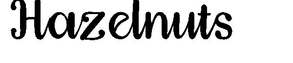 Hazelnuts字体