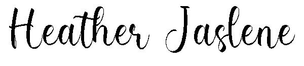 Heather Jaslene字体
