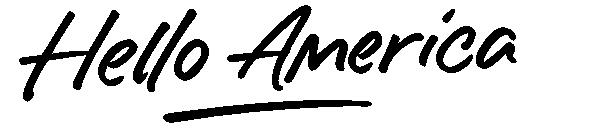 Hello America字体