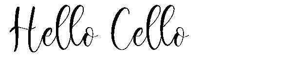 Hello Cello字体