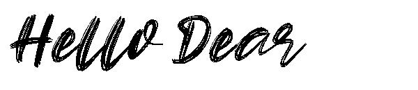 Hello Dear字体