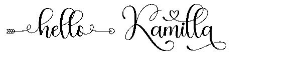 Hello Kamilla字体