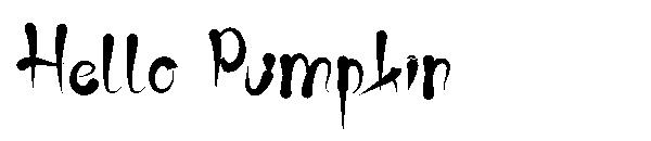 Hello Pumpkin字体