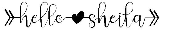 Hello Sheila字体