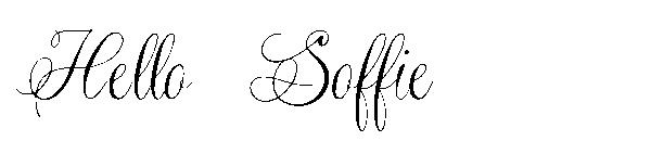 Hello Soffie字体