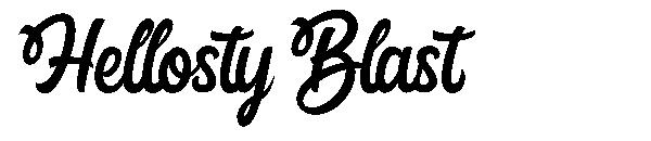 Hellosty Blast字体