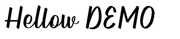 Hellow DEMO字体