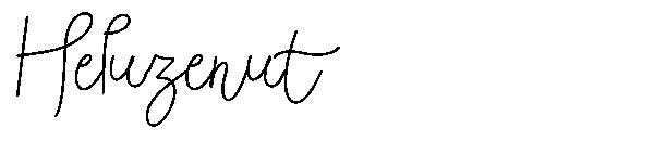 Heluzenut字体