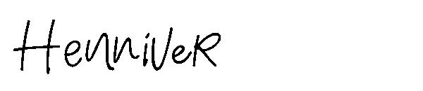 Henniver字体
