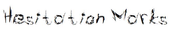 Hesitation Marks字体