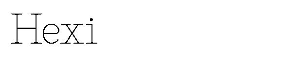 Hexi字体