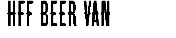 HFF Beer Van字体
