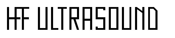 HFF Ultrasound字体