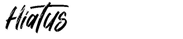 Hiatus字体