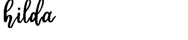 hilda字体