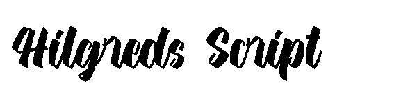Hilgreds Script字体