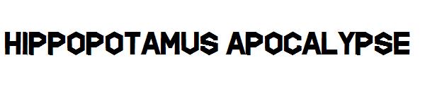Hippopotamus Apocalypse字体