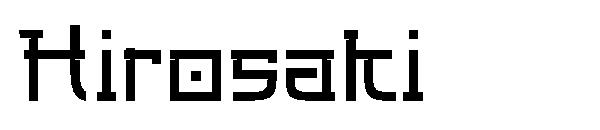 Hirosaki字体